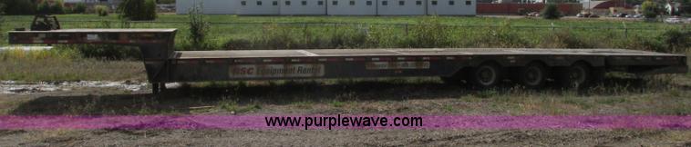 image for item E5215 2007 Ledwell LW53HT3-10-PB Hydratail lowboy triple axle trailer