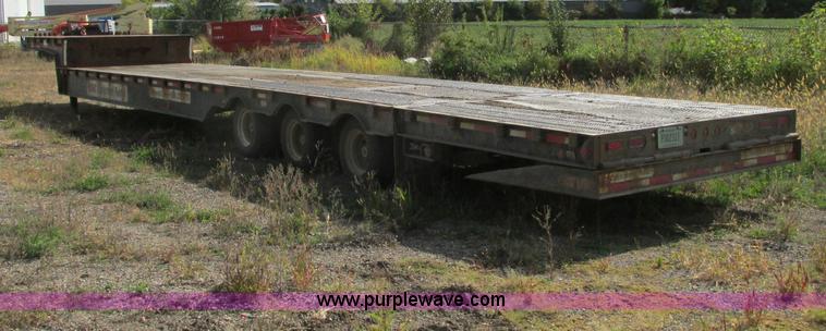 image for item E5215 2007 Ledwell LW53HT3-10-PB Hydratail lowboy triple axle trailer