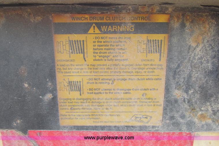 image for item E5215 2007 Ledwell LW53HT3-10-PB Hydratail lowboy triple axle trailer