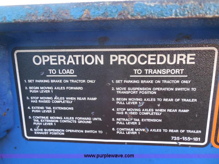 image for item I1332 2006 Trail King TK70HST-48 Advantage equipment trailer