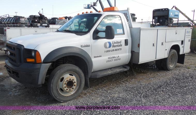 image for item I1344 2007 Ford F550 Super Duty service truck