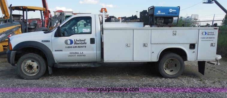 image for item I1344 2007 Ford F550 Super Duty service truck