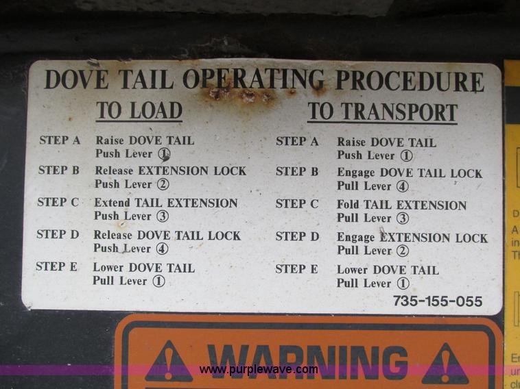 image for item I4237 2006 Trail King TK70HT-482 Hydratail trailer