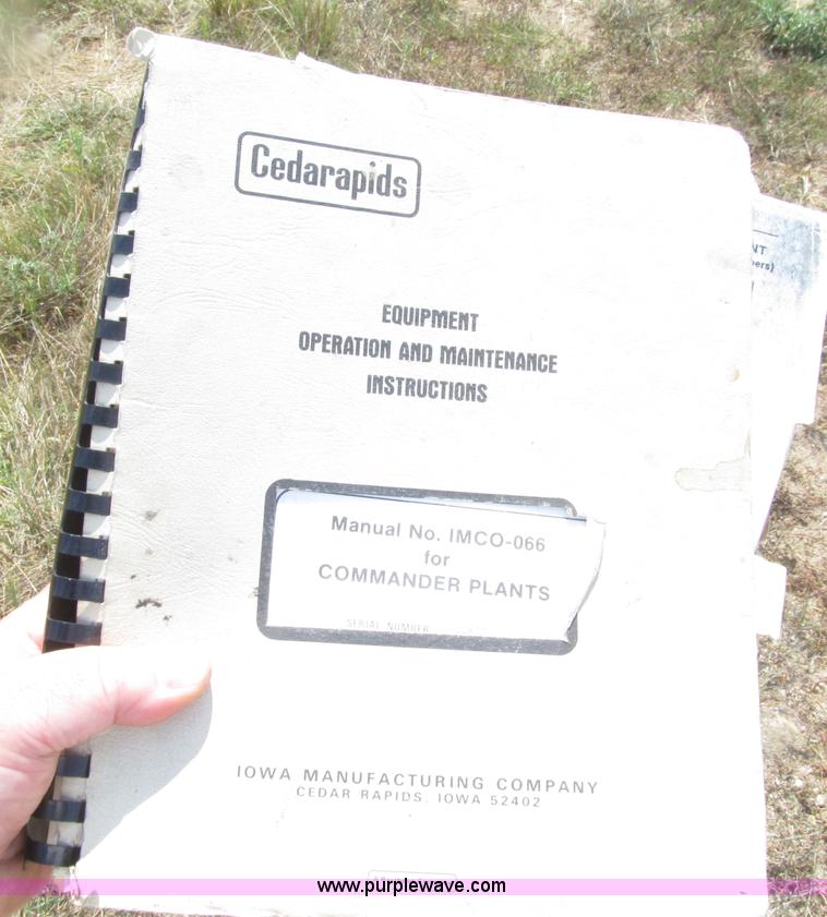 image for item D7479 Cedarapids 444 Super Commander portable crushing plant