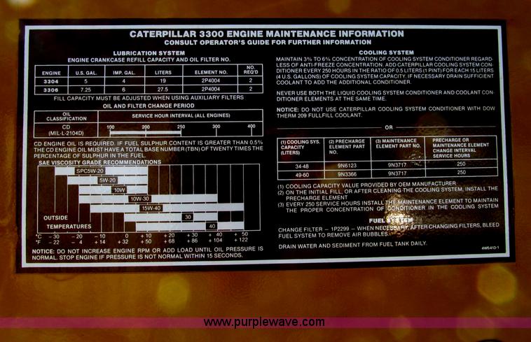image for item E4507 Caterpillar SR4 188 KVA portable generator