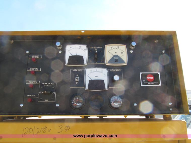 image for item E4507 Caterpillar SR4 188 KVA portable generator