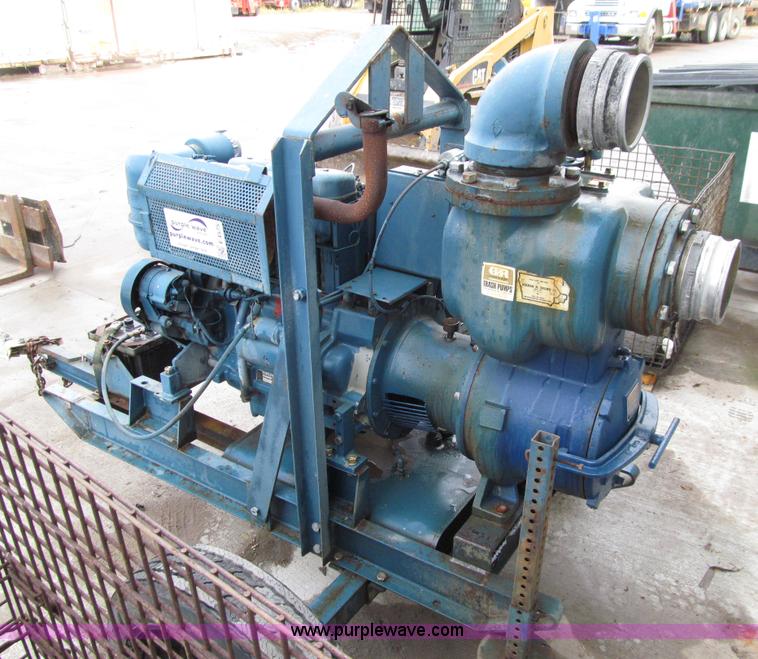 image for item E4575 Gorman Rupp 16A2-F3L portable water pump