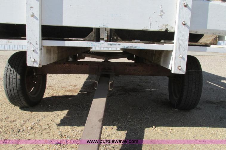 image for item E5203 Shop built hay wagon