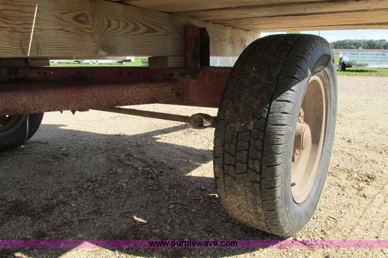 image for item E5203 Shop built hay wagon