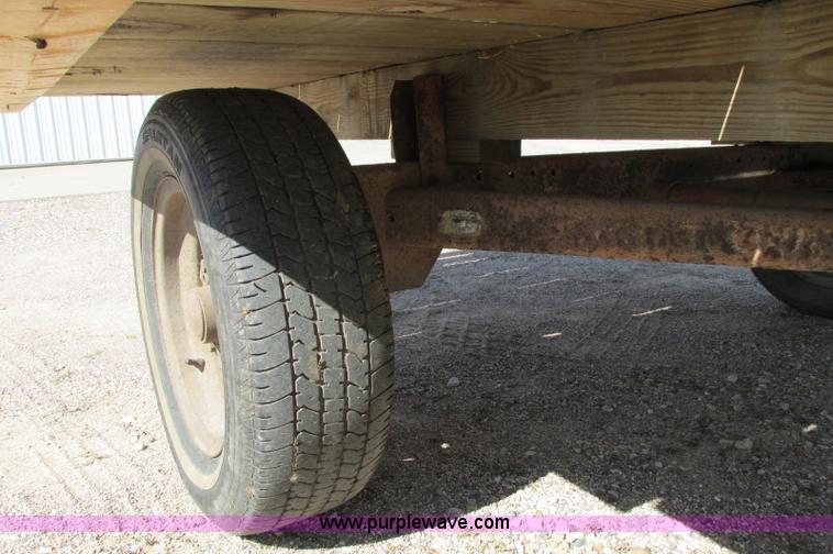 image for item E5203 Shop built hay wagon