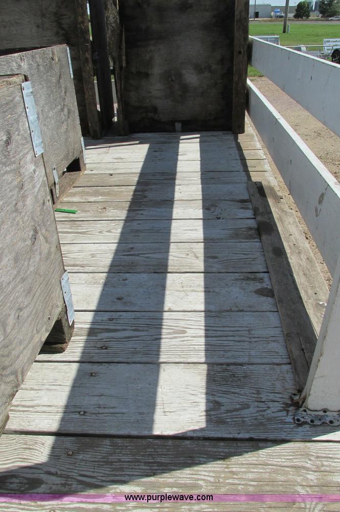 image for item E5203 Shop built hay wagon