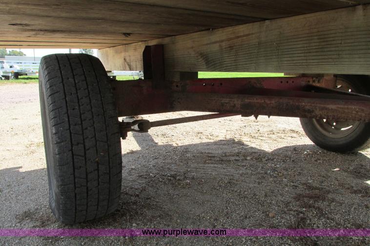 image for item E5203 Shop built hay wagon