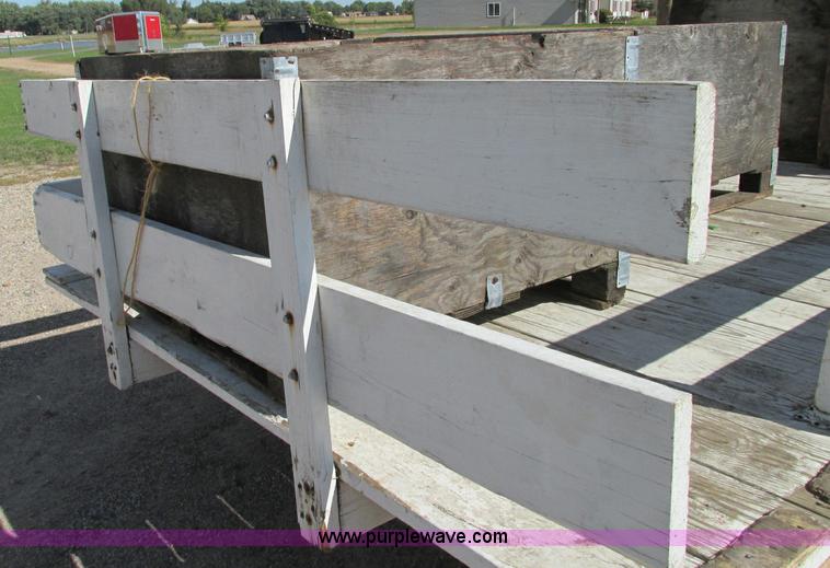 image for item E5203 Shop built hay wagon