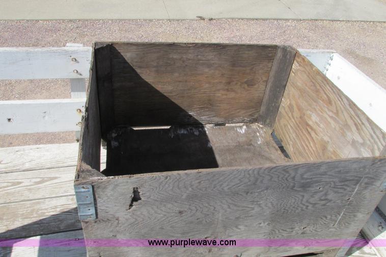 image for item E5203 Shop built hay wagon