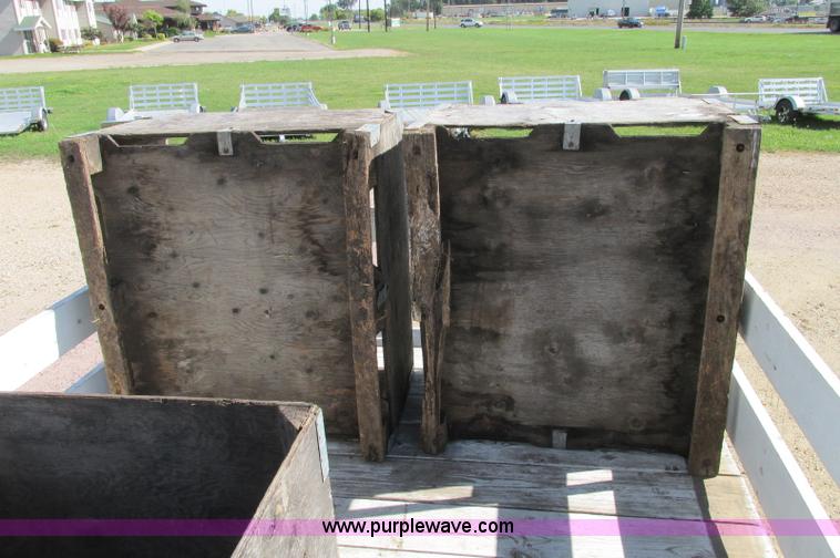 image for item E5203 Shop built hay wagon