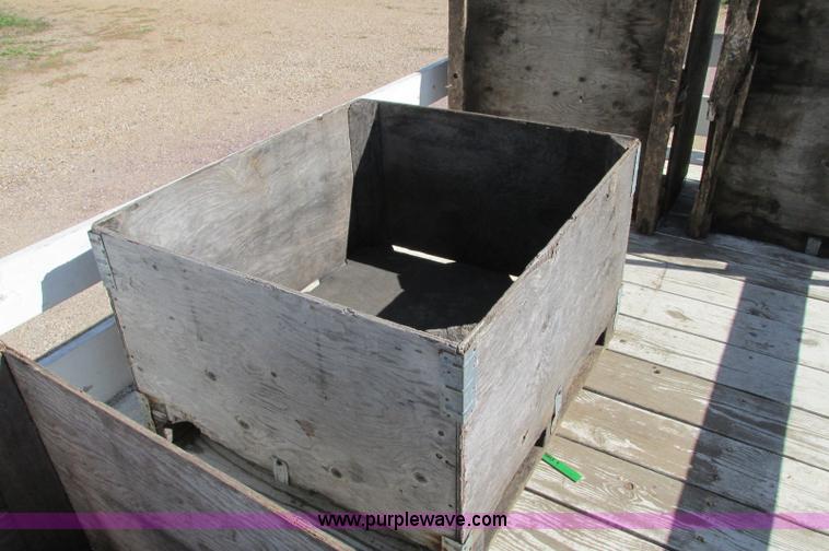 image for item E5203 Shop built hay wagon