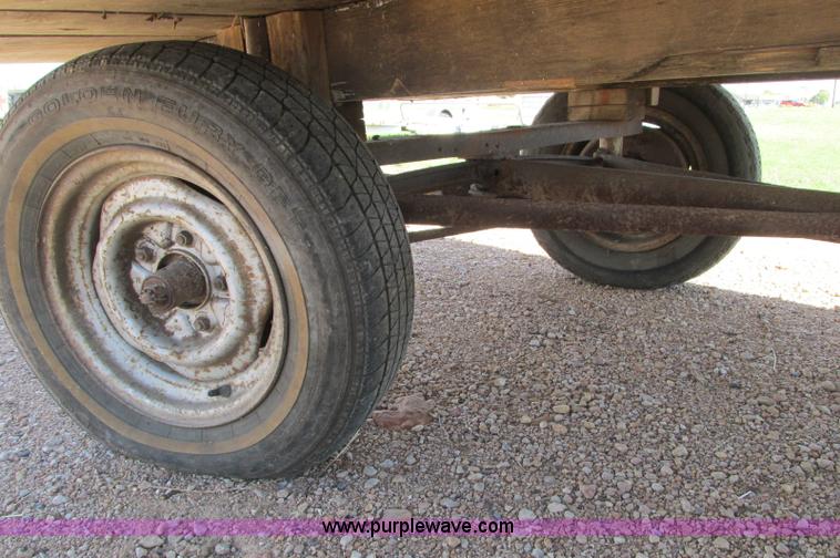 image for item E5204 Shop built hay wagon