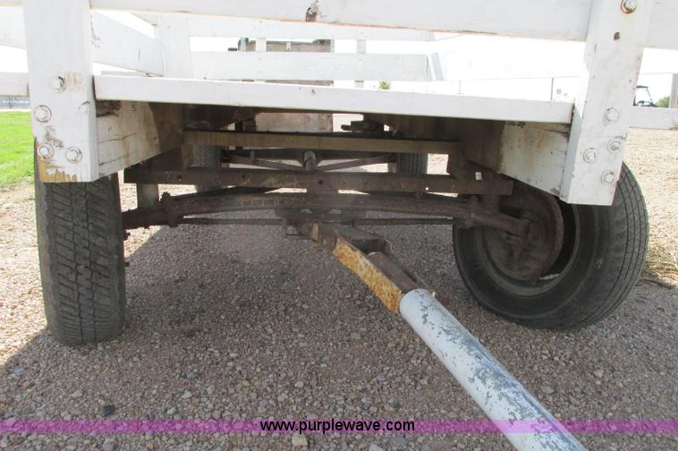 image for item E5204 Shop built hay wagon