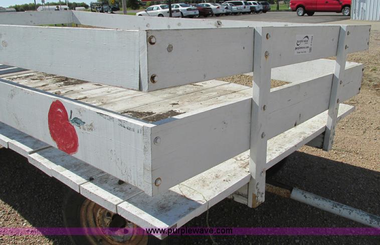 image for item E5204 Shop built hay wagon