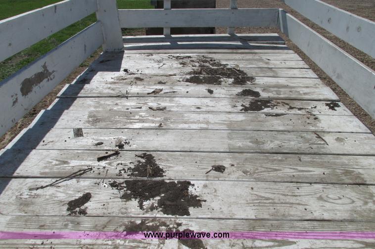 image for item E5204 Shop built hay wagon