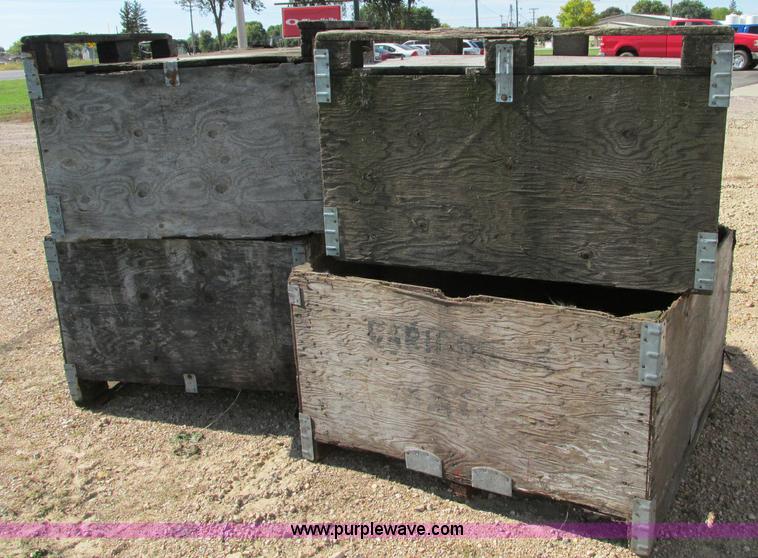 image for item E5204 Shop built hay wagon