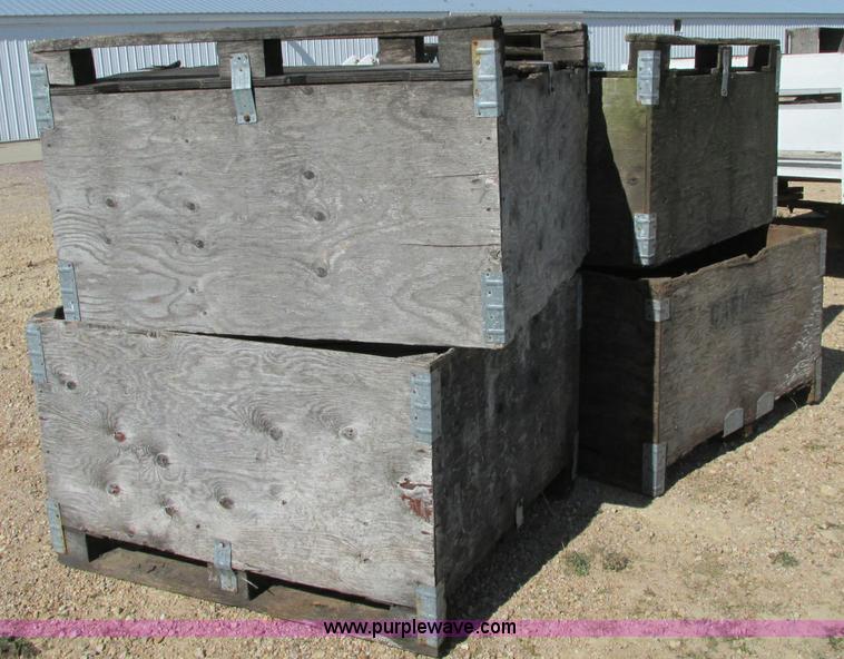 image for item E5204 Shop built hay wagon