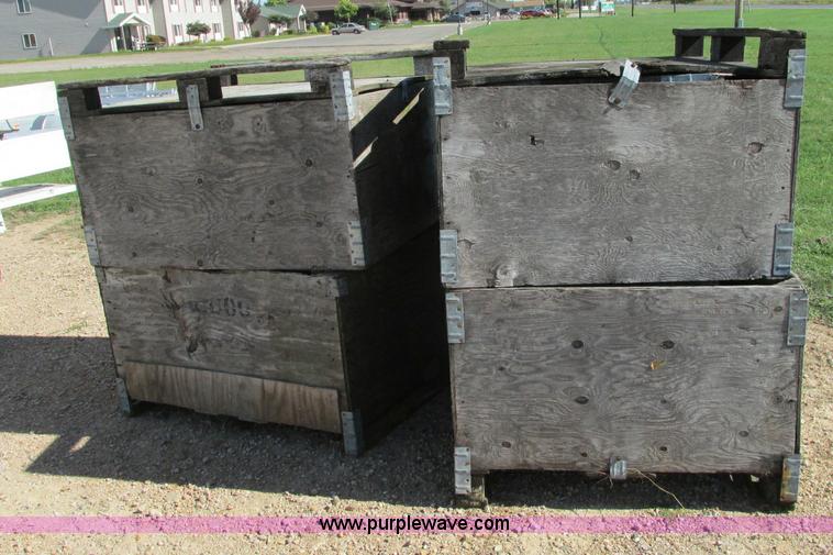 image for item E5204 Shop built hay wagon