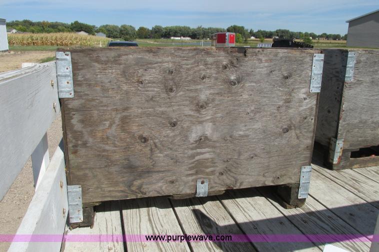 image for item E5204 Shop built hay wagon