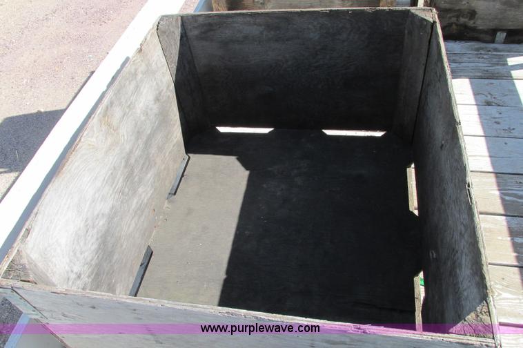 image for item E5204 Shop built hay wagon