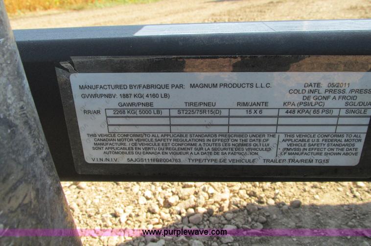 image for item E5213 2011 Magnum MTP400D STD 4" dry prime trash pump