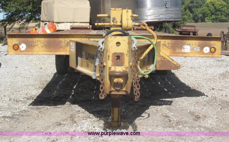 image for item F7138 2000 Dynaweld 951 30' triple axle equipment trailer
