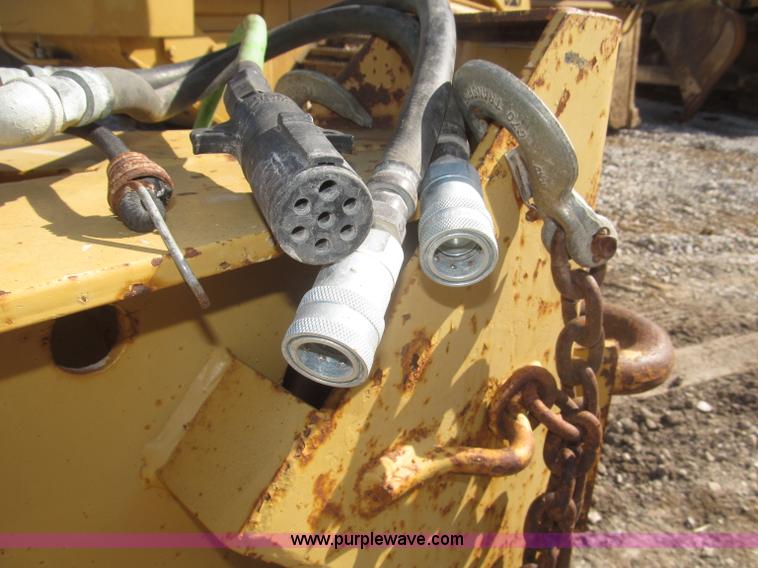 image for item F7138 2000 Dynaweld 951 30' triple axle equipment trailer