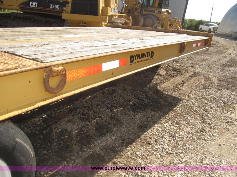 image for item F7138 2000 Dynaweld 951 30' triple axle equipment trailer