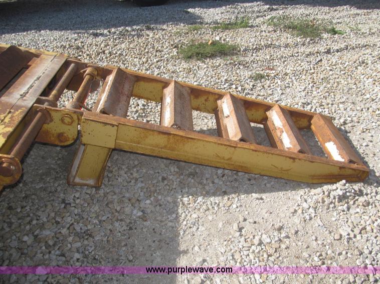 image for item F7138 2000 Dynaweld 951 30' triple axle equipment trailer