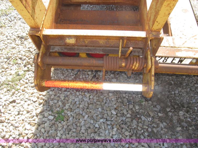 image for item F7138 2000 Dynaweld 951 30' triple axle equipment trailer