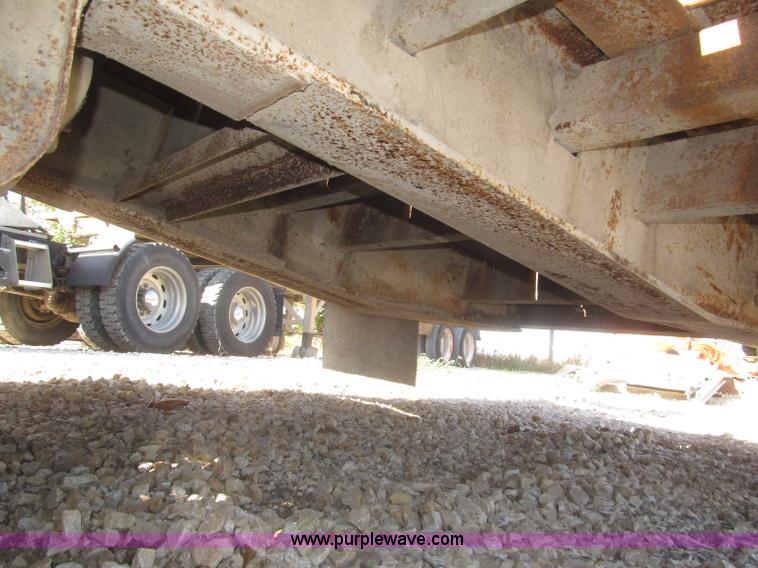 image for item F7138 2000 Dynaweld 951 30' triple axle equipment trailer