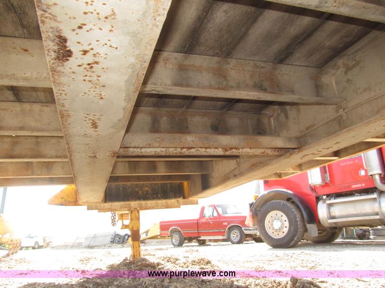 image for item F7138 2000 Dynaweld 951 30' triple axle equipment trailer