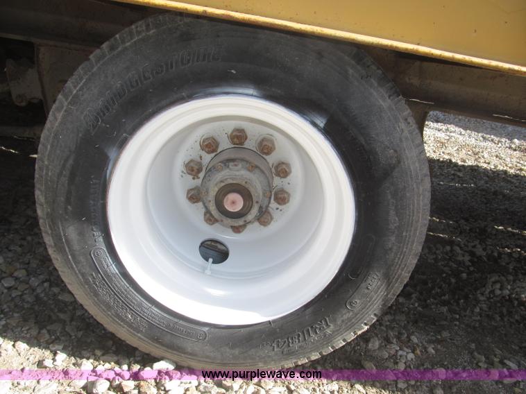 image for item F7138 2000 Dynaweld 951 30' triple axle equipment trailer