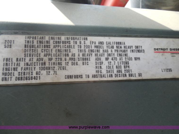 image for item I1411 2002 Sterling LT9500 semi truck