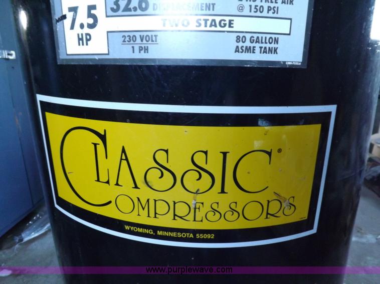 image for item I7517 Classic C7180230 vertical air compressor