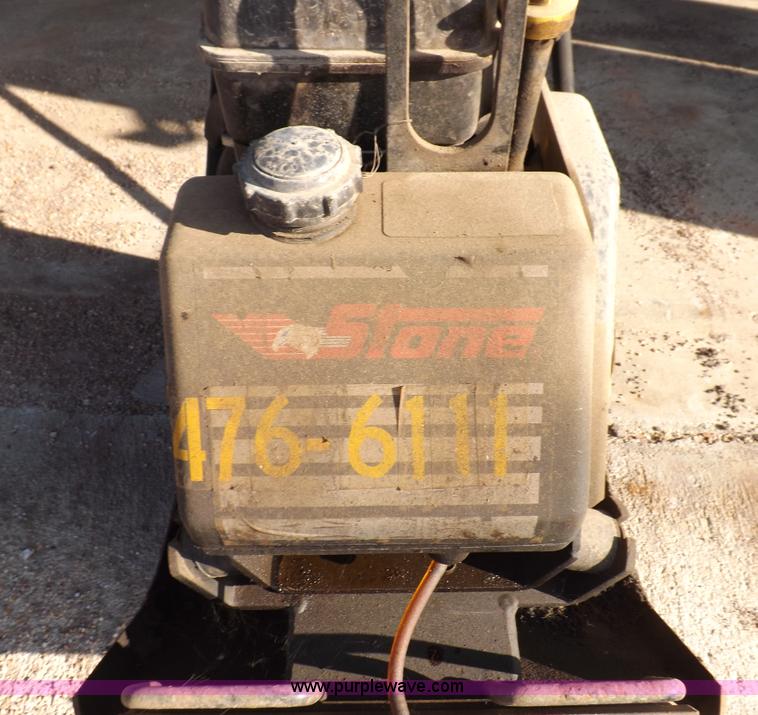 image for item I7518 2001 Stone S38A vibrator plate compactor