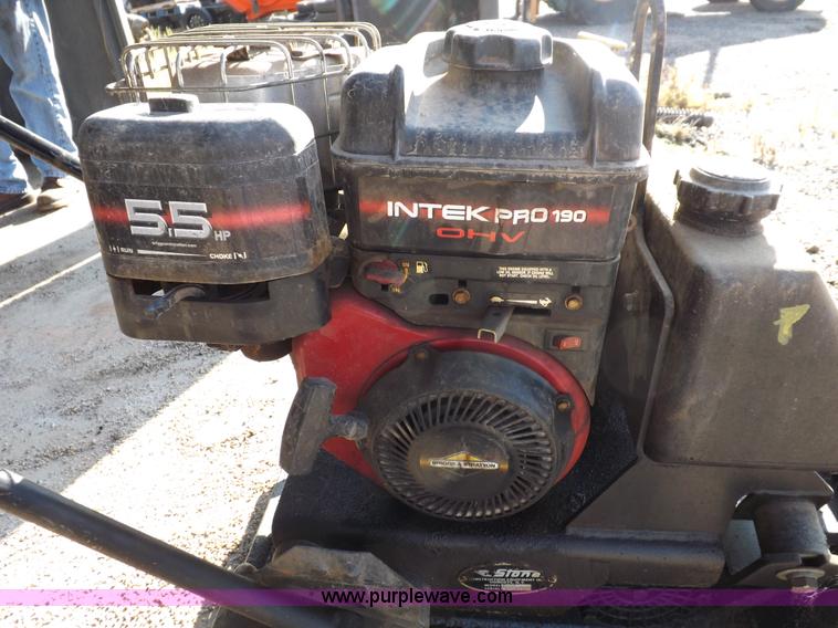 image for item I7518 2001 Stone S38A vibrator plate compactor