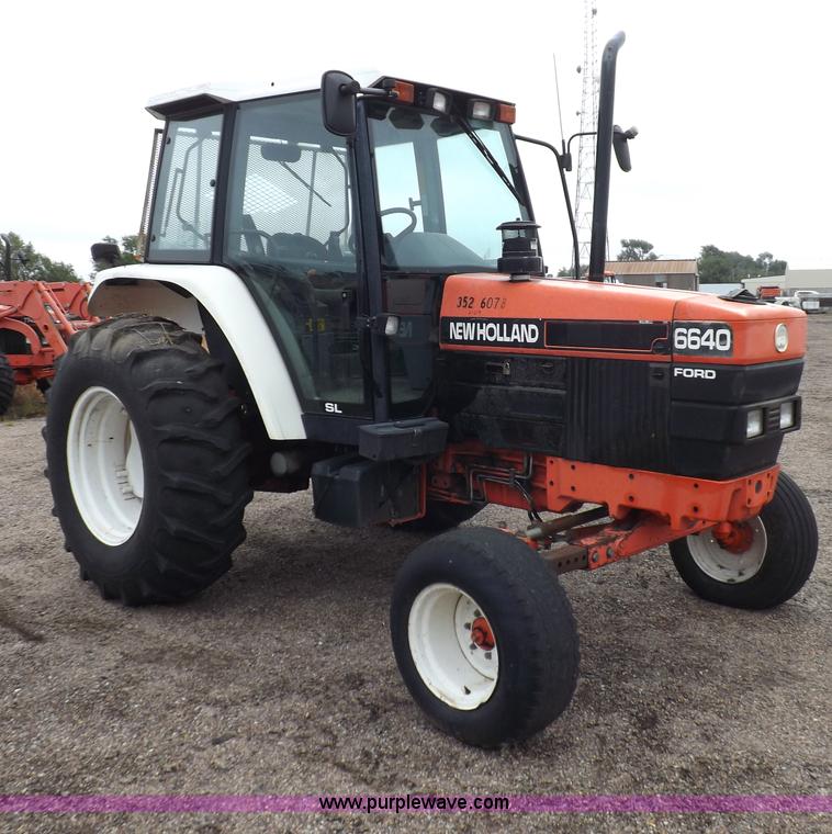 image for item I7526 1997 Ford New Holland 6640SL tractor