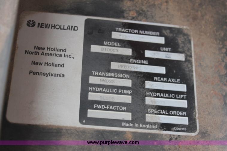 image for item I8025 1999 Ford New Holland TS100 tractor