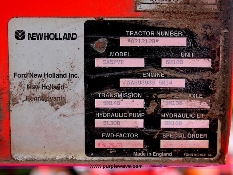 image for item I8026 1995 Ford New Holland 6640SL tractor