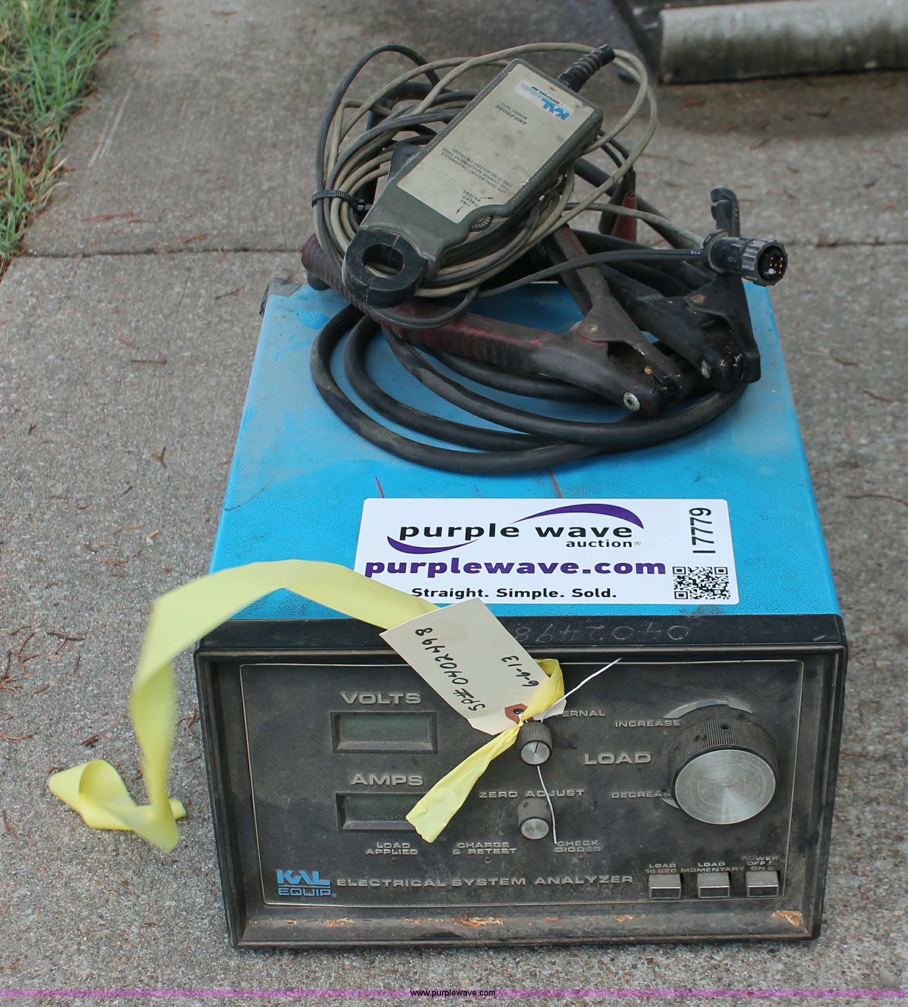 KAL 5071 handheld battery load tester in Chanute, KS Item I7779 sold