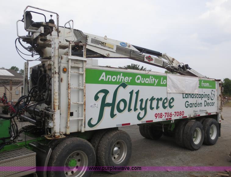 image for item F6661 1998 Wilkens 23' grapple crane trailer