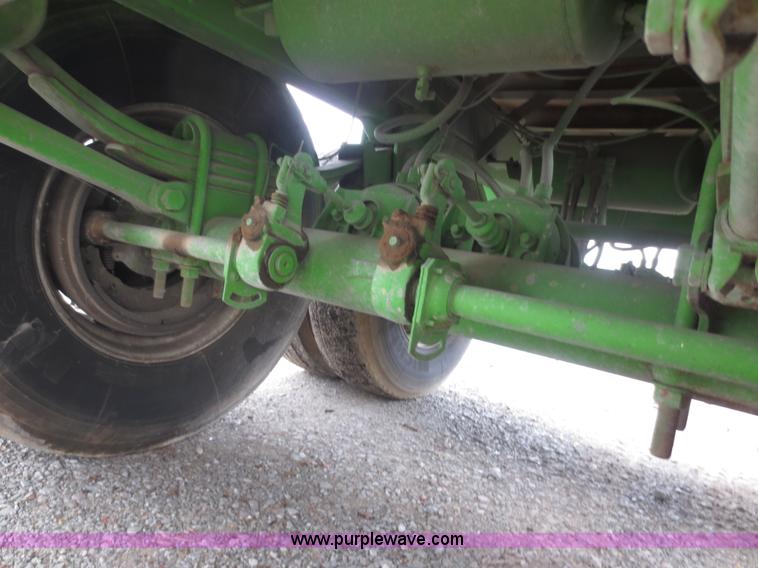 image for item F6661 1998 Wilkens 23' grapple crane trailer