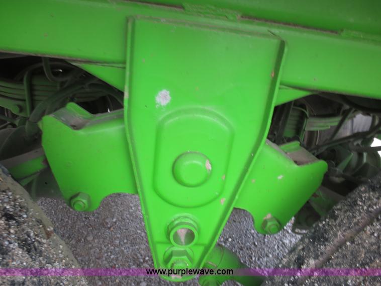 image for item F6661 1998 Wilkens 23' grapple crane trailer