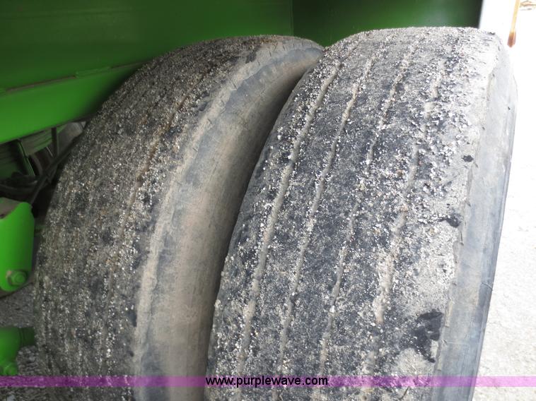 image for item F6661 1998 Wilkens 23' grapple crane trailer